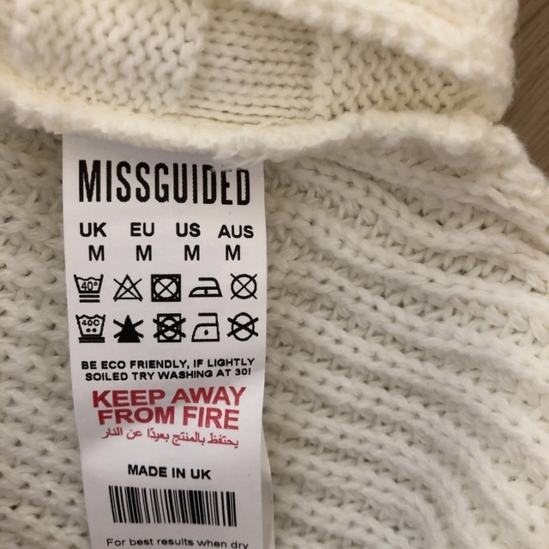 MISSGUIDED(ミスガイデッド)の新品　テールカットニット レディースのトップス(ニット/セーター)の商品写真