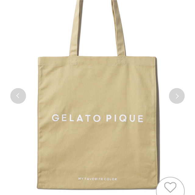 gelato pique(ジェラートピケ)のgelato pique＊ホビートートバッグ(yellow) レディースのバッグ(トートバッグ)の商品写真