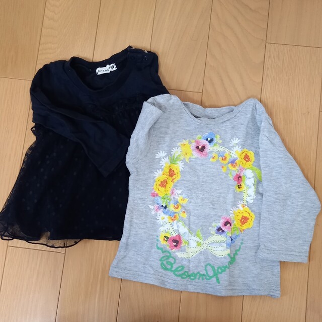 Branshes(ブランシェス)のブランシェス　長袖　Tシャツ　女の子　90 キッズ/ベビー/マタニティのキッズ服女の子用(90cm~)(Tシャツ/カットソー)の商品写真