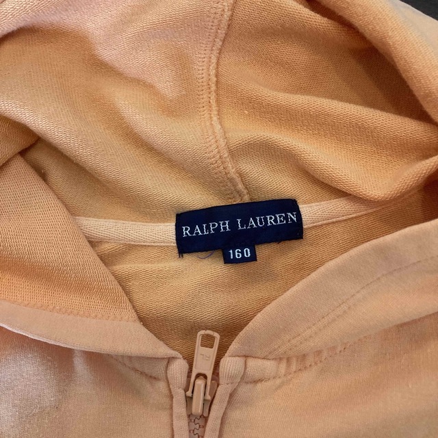 Ralph Lauren(ラルフローレン)のラルフローレン　パーカー　オレンジ　160 キッズ/ベビー/マタニティのキッズ服女の子用(90cm~)(Tシャツ/カットソー)の商品写真