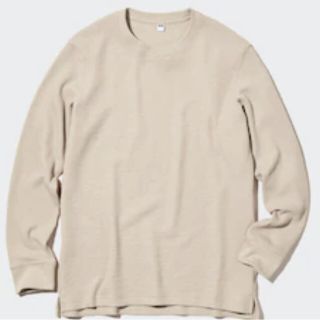 ユニクロ(UNIQLO)のUNIQLO  ワッフルロンT  XL(Tシャツ/カットソー(七分/長袖))