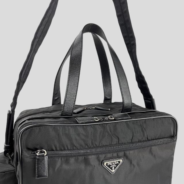 PRADA プラダ ボストン バッグ VELA SPORTS 出張 ビジネス | www