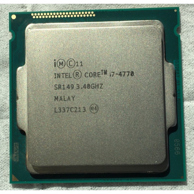 Intel  CORE i7 4770 4コア8スレッド 3.40GHZ