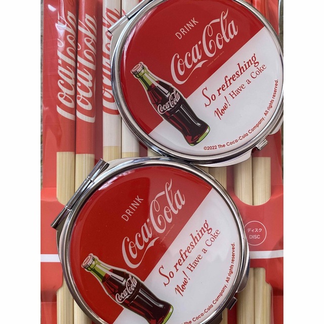 コカコーラ コンパクトミラー 鏡 新品2点 | フリマアプリ ラクマ