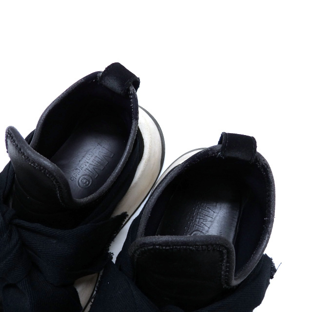 MM6(エムエムシックス)のメゾンマルジェラ MM6 19SS リボンスニーカー 靴 36 ブラック 黒 レディースの靴/シューズ(スニーカー)の商品写真