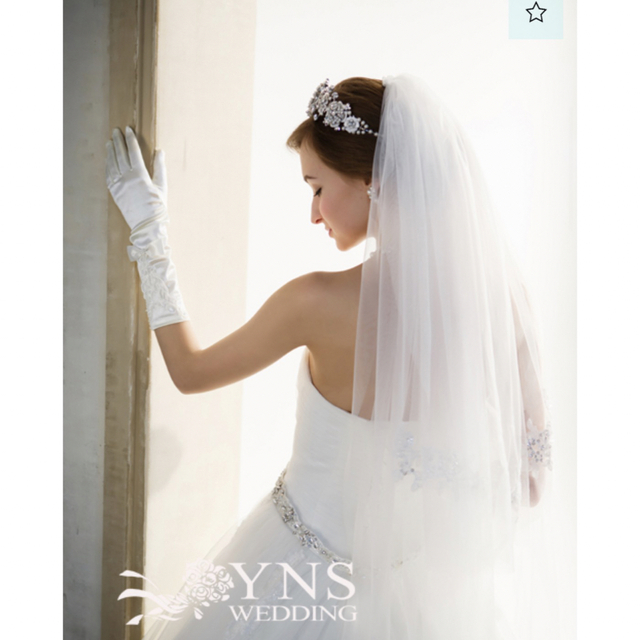 YNSウエディング　ベール レディースのフォーマル/ドレス(ウェディングドレス)の商品写真