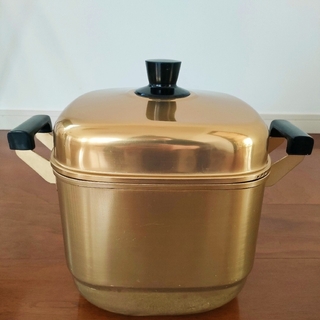 HNH（ホクセイ）アルミ　蒸し器　蒸かし鍋　22cm(鍋/フライパン)
