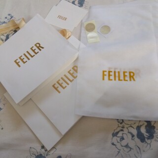 フェイラー(FEILER)のフェイラー　FEILER　旗艦店限定　紙袋3枚　ハンカチ　ラッピング　シール(ショップ袋)