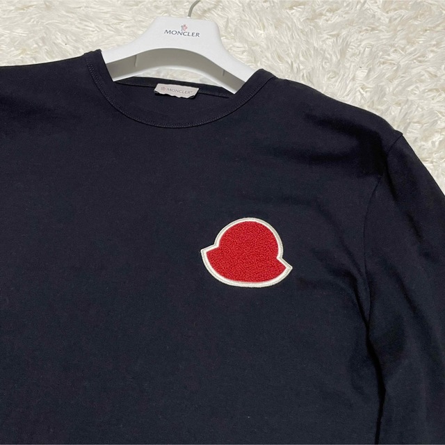 MONCLER(モンクレール)の美品　モンクレール　現行　MONCLER ロングTシャツ XLロンT メンズのトップス(Tシャツ/カットソー(七分/長袖))の商品写真