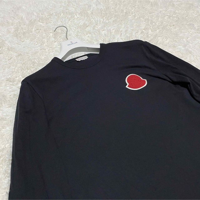 MONCLER(モンクレール)の美品　モンクレール　現行　MONCLER ロングTシャツ XLロンT メンズのトップス(Tシャツ/カットソー(七分/長袖))の商品写真