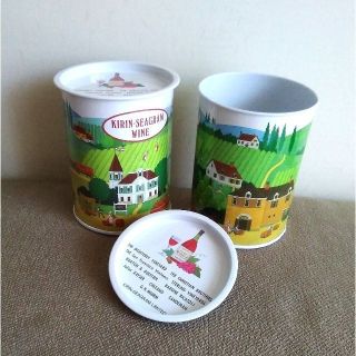 キリン(キリン)の●未使用品● キャニスター ２個　キリンシーグラム ワイン　KIRIN　缶(容器)