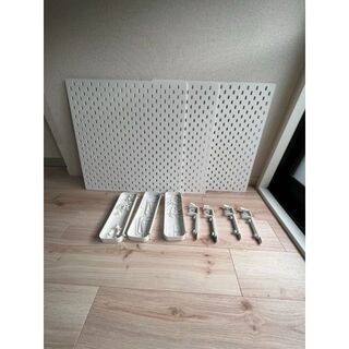 【IKEA】SKÅDIS スコーディス ホワイト　セット