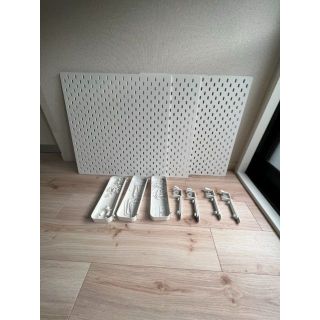 【IKEA】SKÅDIS スコーディス ホワイト　セット(棚/ラック/タンス)