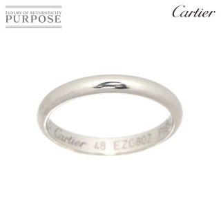 カルティエ(Cartier)のカルティエ Cartier 1895 クラシック バンド #48 リング 幅2.5mm Pt プラチナ 指輪 VLP 90181911(リング(指輪))