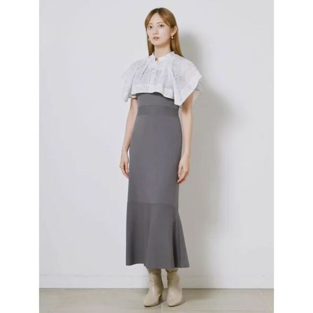 ボーダーズアットバルコニー KHAKI RUFFLED CUFF TEE 新品！