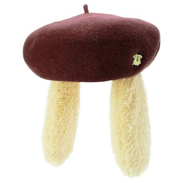 【美品】ポムポムプリン 耳付き ベレー帽 | フリマアプリ ラクマ