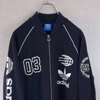 アディダス(adidas)のアディダス d139 3 STREIFEN トラックジャケットアームロゴプリント(ジャージ)