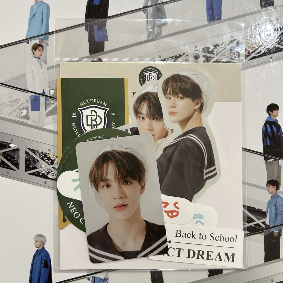 ジェノ スクールキット トレカ NCT DREAM ステッカー セット MD | フリマアプリ ラクマ