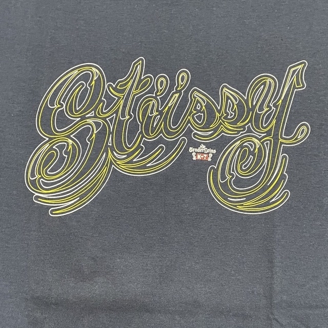 【STUSSY】90s old stussy テンダーロインTシャツ 紺 XL