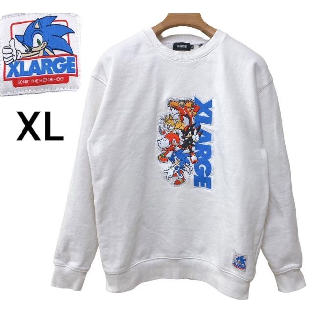 XLARGE×SONIC THE HEDGEHOG30周年記念限定スウェットXL