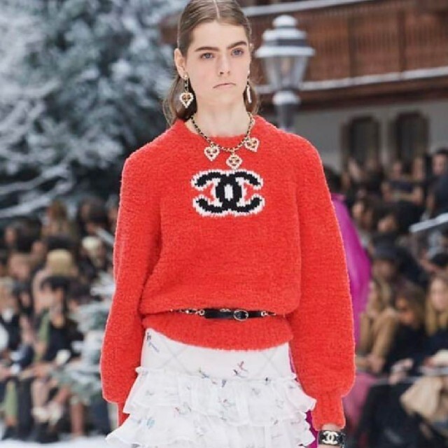 CHANEL(シャネル)のCHANEL　ココマーク　ニット レディースのトップス(ニット/セーター)の商品写真