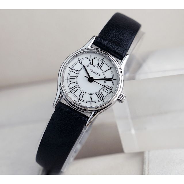 Tiffany & Co.(ティファニー)の美品 ティファニー クラシック シルバー ローマン レディース Tiffany レディースのファッション小物(腕時計)の商品写真
