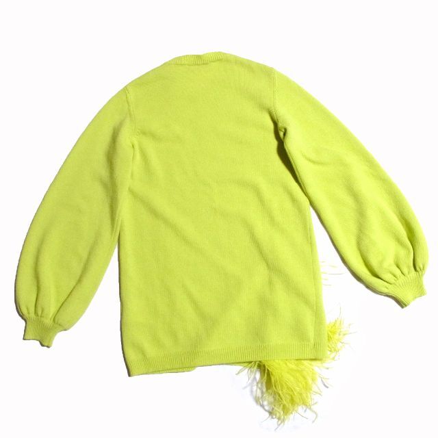 VALENTINO - 新品 ヴァレンティノ フェザー 装飾 ウール VALENTINO - 新品 ヴァレンティノ フェザー 装飾 ウール