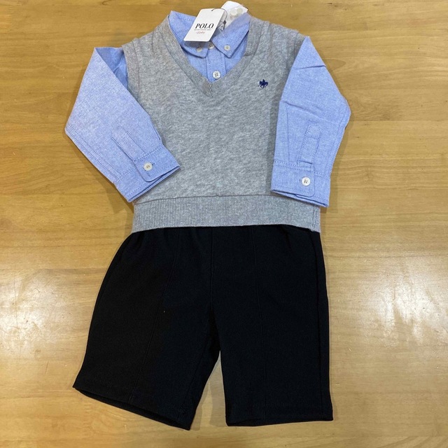 POLO RALPH LAUREN(ポロラルフローレン)の【新品未使用】ベビーPOLO 90cm フォーマル キッズ/ベビー/マタニティのキッズ服男の子用(90cm~)(ドレス/フォーマル)の商品写真