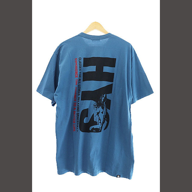 HYSTERIC GLAMOUR(ヒステリックグラマー)のヒステリックグラマー HYS ロゴ 半袖 Tシャツ XL 青 ブルー メンズのトップス(Tシャツ/カットソー(半袖/袖なし))の商品写真