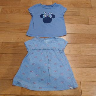 GAP BABY 100cm Tシャツ　2枚組　Disney ミニー(Tシャツ/カットソー)