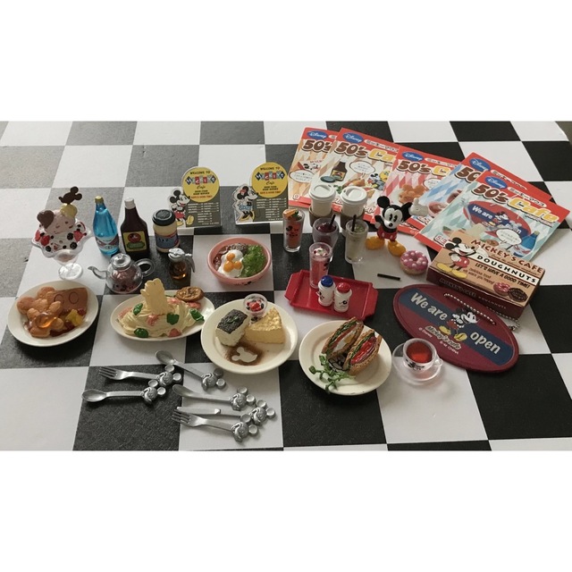 リーメント ぷちサンプル ミッキーマウス 50’ｓカフェ