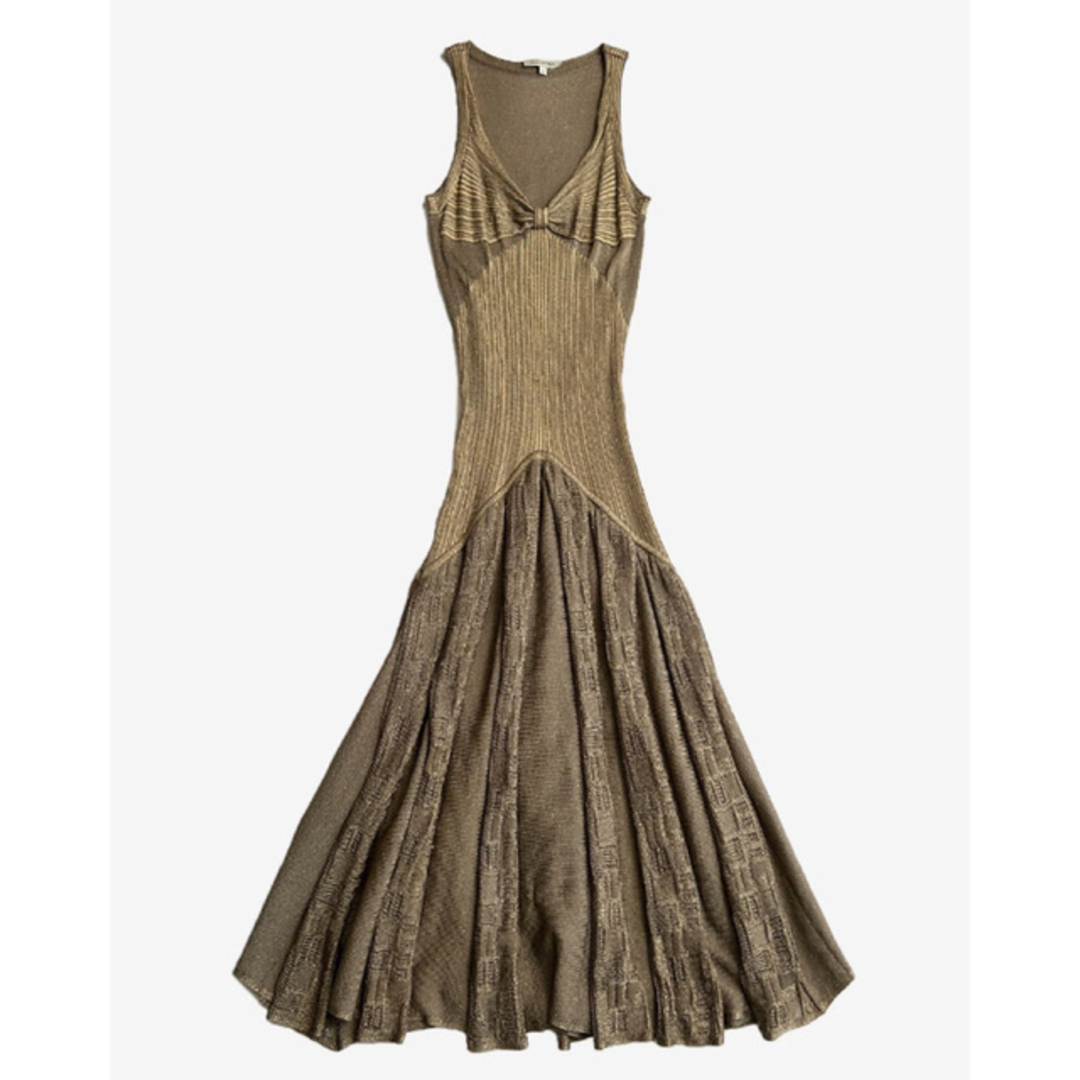 ZAC POSEN ザックポーゼン ロングドレス ゴールドベージュ ZAC POSEN ザックポーゼン ロングドレス ゴールドベージュ