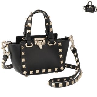 ヴァレンティノガラヴァーニ(valentino garavani)のヴァレンティノ・ガラヴァーニ VALENTINO GARAVANI ミニバッグ ロックスタッズ ROCKSTUD マイクロ ショルダー ポシェット 2W2P0Y28 BOL (ハンドバッグ)