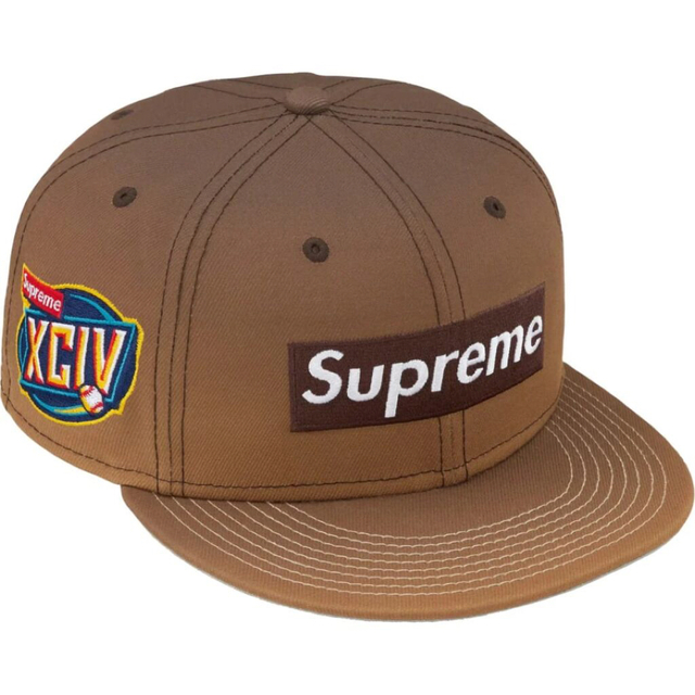 Supreme Gradient Box Logo New Era Brown 3