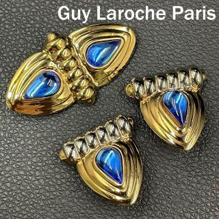 【Guy Laroche】フランス製ゴールドイヤリング✩︎美品