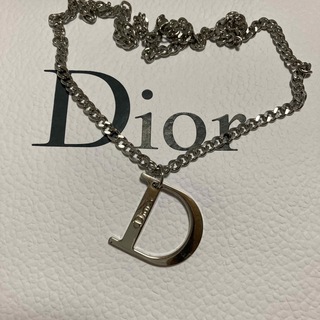 ディオール(Dior)のディオール正規品　デカロゴDチャーム美品　喜平5ミリ60センチ(ネックレス)