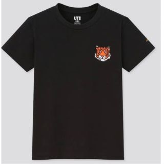 ユニクロ(UNIQLO)のジェイソンポラン ユニクロ Tシャツ 160 黒 新品(Tシャツ(半袖/袖なし))