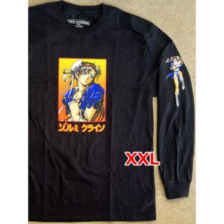 XXL chunli LONGSLEEVETee長袖Tシャツ黒HookUps春麗(Tシャツ/カットソー(七分/長袖))
