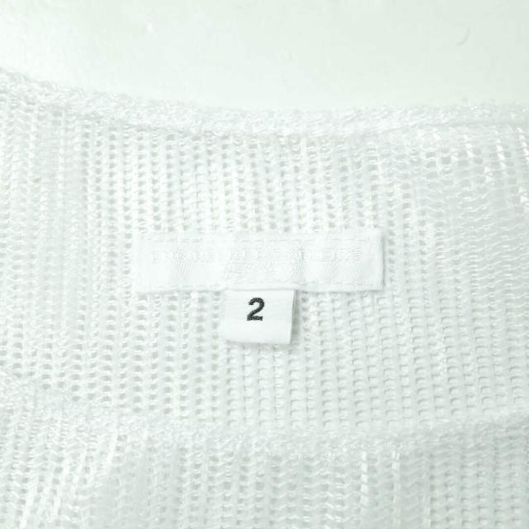 Engineered Garments エンジニアードガーメンツ 19SS アメリカ製 Wrap Dress - Daytona Mesh メッシュラップドレス 2 ホワイト ノースリーブ ワンピース トップス【Engineered Garments】約103cmサイズ備考