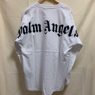 日本に 新品 タグ付き PALM ANGLES ロンtシャツ オーバーサイズ M 白 T