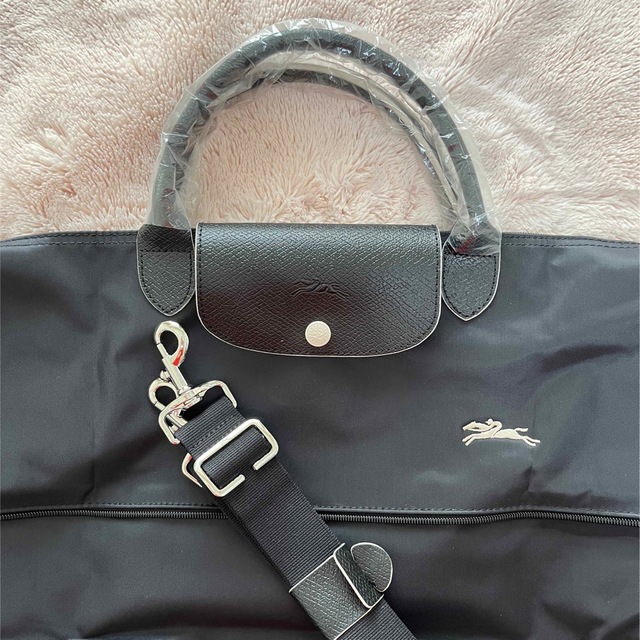 LONGCHAMP(ロンシャン)の【新品】ロンシャン ル・プリアージュ　ボストン男女兼用　黒 レディースのバッグ(ボストンバッグ)の商品写真