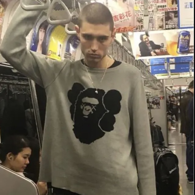 A BATHING APE - a bathing ape スウェット初期タグ bape スウェットの