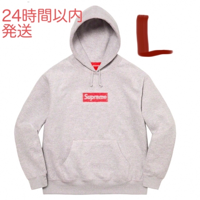 L 24時間以内発送 box logo hooded sweatshirt