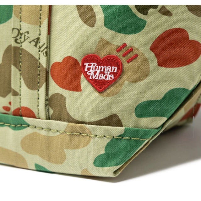 Human made GDC HEART CAMO TOTE BAG SMALL