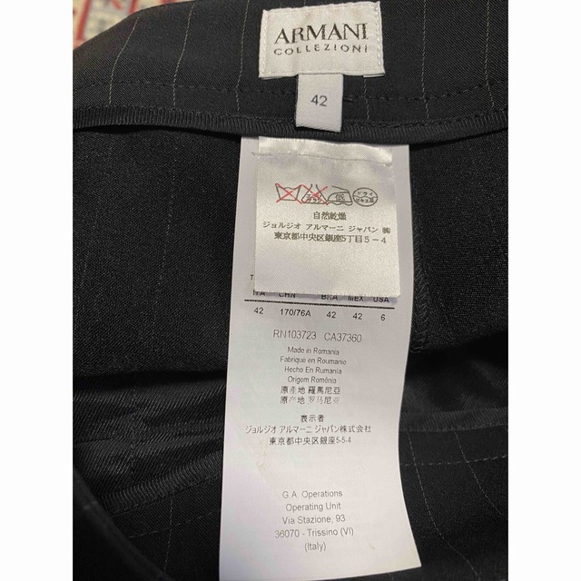 新品 タグ付き アルマーニコレツォーニ 42-