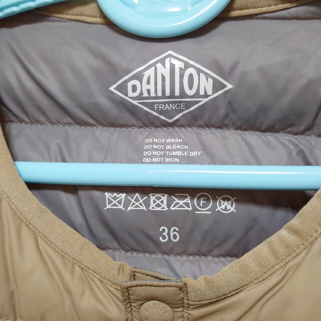 DANTON(ダントン)のDANTON★ライトダウンジャケット★36★M レディースのジャケット/アウター(ダウンジャケット)の商品写真