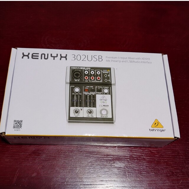 XENYX302 USB 楽器のレコーディング/PA機器(ミキサー)の商品写真
