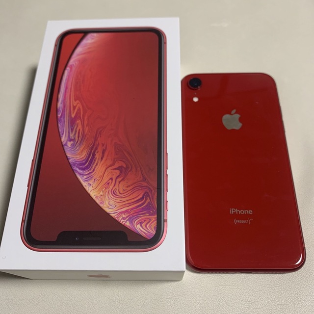 iPhoneXR128GB SIMフリー　レッド