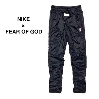 フィアオブゴッド(FEAR OF GOD)の良品 ナイキ × フィアオブゴッド NBA ナイロン ウォームアップ パンツ 黒(その他)