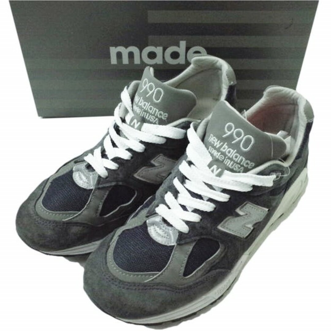 USA製　New Balance ニューバランス　M990 26cm グレー